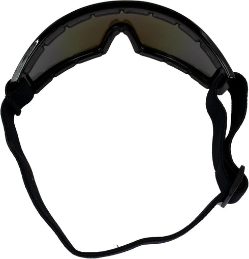 Birdz Eyewear Robin Shatterproof Skydiving Safety Goggles Blue ReflecTech Z87.1+ ANSI Lens...