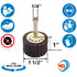WA 5PCS - 1 1/2"x1"x1/4" inch 120# Industrial Grade Durable Mounted Flap Wheel Sander Aluminum Oxide Sanding Flap Wheels with 1/4" Shank for Drill...