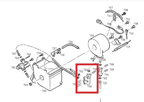 Fluid connector F-form 66821 for Jura Thermoblock 2003,Fully automatic coffee machine water line, steam connection joint (applicable to a variety ...