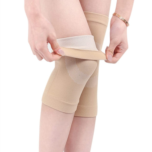 JUMISEE 1 Pair Compression Knee Sleeve for Men Women, Cotton Knee Brace Leg Support for Running Pain Management Arthritis Pain Relief Rheumatism...