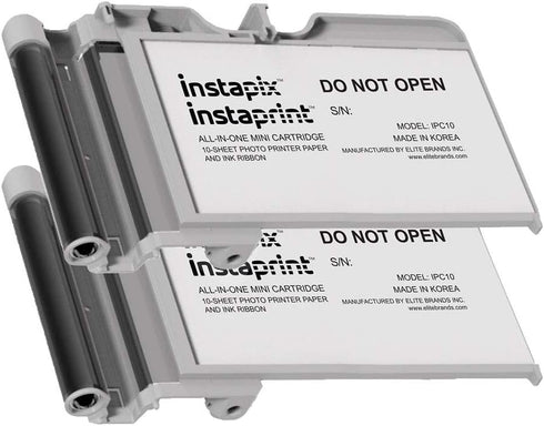 Instaprint 2 pack Instaprint Cartridges with 20 Total prints for Minolta Instapix Cameras & Bell+Howell Instaprint Bluetooth Printers...