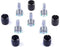 5Pcs 360 Degree Rotary Encoder Code Switch Digital Potentiometer with Push Button 5 Pins and Knob Cap for Arduino (Pack of 5) CYT1100...