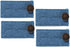 Denim Waist Extender Button for Jeans and Skirt Comfy Metal Buttons 4 Pcs (Blue)...