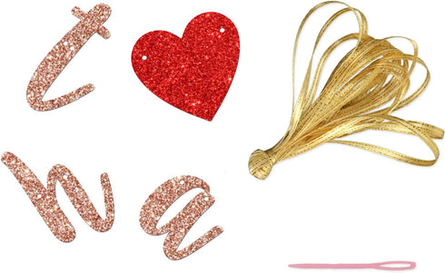 Rose Gold Happy 40th Anniversary Banner - for 40th Wedding Anniversary/Forty AF Party / 40th Birthday Party Decorations...
