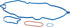FEL-PRO MS 90269 Fuel Injection Plenum Gasket Set for Chevrolet K1500...