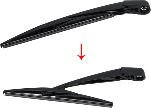 X AUTOHAUX Rear Windshield Wiper Blade Arm Set for Suzuki Swift 05-18...