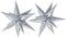 Tellpet Star Balloons Foil Balloon for Birthday Bachelorette Engagement Wedding Party, 2pcs Large Silver Balloon...