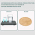 4-Set Water Absorbent Diatomite Earth Drying Mats - 2 Large & 2 Small Trays with Anti-Slip Pad, Sandpaper. Ideal for Kitchen Counter, Under Plants...