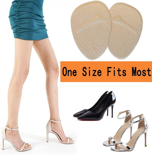 3 Pairs Metatarsal Pads for Women,Ball of Foot Cushions Soft Gel Forefoot Cushion Inserts for Women Shoes Relieves Pain and Discomfort,Sweat Absor...