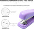 Basics Stapler with 1000 Staples, Desktop Stapler, Office Stapler, 25 Sheet Capacity, includes 1000 Staples (Purple)...