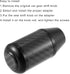 X AUTOHAUX Automatic Universal Manual Gear Stick Shift Knob Transmission Gear Lever Stick Shifter Handle Carbon Fiber Pattern Black...