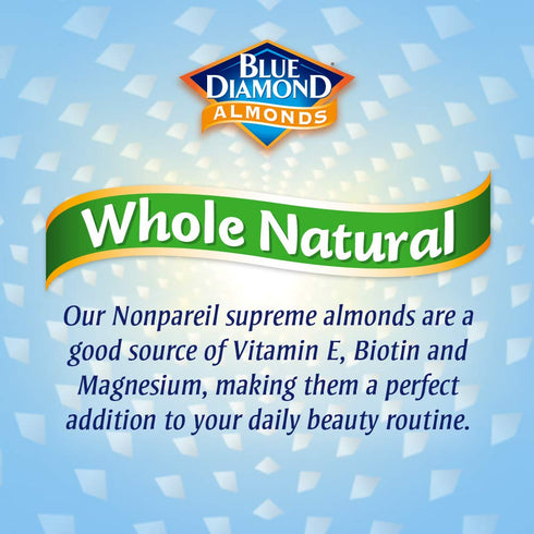 Blue Diamond Almonds, Raw Whole Natural, 6 Ounce (Pack of 1)...