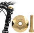 Bicycle Al Alloy Headset Topcover & Screw Mountain Bike Headset Stem Topcover Cover for Bicycle Modification Accessories(gold)...