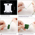 Pllieay 24 Skeins Friendship Bracelets Floss, Green Gradient Embroidery Floss, Cross Stitch Threads with 6 Floss Bobbins, 2 Embroidery Needles and...