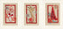 Vervaco Counted Cross Stitch Greeting Card Kit Christmas (Set of 3) PN-0154080...