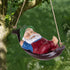 Gnomes Yard Decorations Outdoor Cute Resin Hammock Gnome Hanging Statues Garden Decor Backyard Art...
