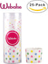 Webake Large Paper Baking Cup, 6oz Disposable Cupcake Muffin Cases, Jumbo Cupcake Liners, Set of 25 (Colorful dot)...