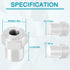 Car Battery Post Adapter: 4Pcs Side Post to Top Post Battery Adapter with 3/8" Female Thread...