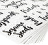 Talented Kitchen 135 Pantry & Kitchen Labels for Food Containers - Preprinted Black Cursive on Clear Backing - Easy Peel & Stick (Water Resistant)...