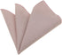Mens Solid Linen Tie Set : Slim Necktie with Matching Pocket Square (Pale Blush Pink)...