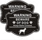 2 Pack Beware of Dog Signs for Fence,10x8 Inch Rust Free .040 Aluminum Metal Yard Sign, Fade Resistant, UV Protected, Weatherproof Warning Dog Sin...