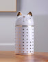 HAUCOZE Cat Cookie Jar Decorative Candy Jar with Lid Modern Arts Gifts Ceramic 8.1inch...