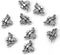 JGFinds Bee Charms Spacer Beads - 95 Pack, 1.3mm Hole, DIY Craft Keychain, Jar Charms and Bee Embellishments, Bulk Jewelry Making Supplies (Bumble...