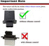 YHTAUTO AC Blower Motor Resistor Replacement for Nissan 05-21 Frontier, 05-12 Pathfinder, 04-09 Quest, 05-07 Armada, 04-15 Titan, 05-15 Xterra & I...