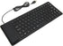 VBESTLIFE Foldable Silicone Keyboard, USB Wired 85 Keys Waterproof Rollup Silent Typing Soft Touch Keyboard, Waterproof Flexible Keyboard for Lapt...