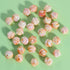 Firstmeet 30pcs Tiny Satin Luster ABS Beads Twisted Loose Spacer Beads for Jewelry Making Bracelets Earrings Necklaces DIY Crafts(DIY-1032-Light O...