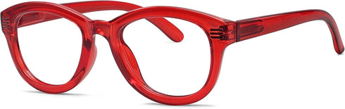 Eyekepper Cat Eye Reading Glasses for Women Oversize Ladies Readers - Red +2.50...