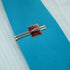 A Nightmare on Elm Street Logo Square Tie Bar Clip Clasp Tack- Silver or Gold...