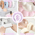 Spa Headbands for Washing Face Wristband Set Sponge Makeup Skincare Headband Wrist Towels Bubble Soft Terry Towel Cloth Hairband for Women Puffy H...
