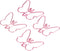 50Pcs Butterflies Paperclip Set, Pink Cute Paperclips, Metal Paperclips for Office, Home, and School Use...