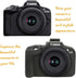Case for Canon EOS R50, EOS R50 Camera Silicone Protective Case, Lightweight, Anti-Scratch Slim Fit Soft Skin, EOS R50 Accessories, AEXUTDA Bag fo...