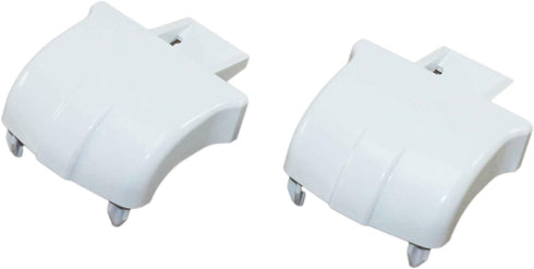 Supplying Demand WR2X8345 WR02X8345 2 Pack Refrigerator Shelf Retainer Bar Support End Cap Replacement