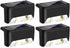 Solar Lights for Outside, 4 Pack Solar Deck Lights Outdoor, Waterproof Fence Solar Lights for Fence, Patio, Garden, Pathway...