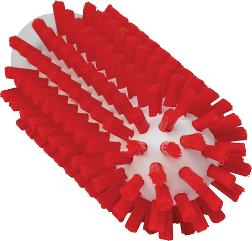 Vikan 5380-50-4 Stiff Tube Brush, Polyester, 2" x 5-3/4" OAL, Red...
