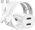 Car Charger for iPhone 15, 40W Dual USB C Car Charger Cigarette Lighter with 2 Pack 6FT USB C to USB C Cable Fast Charging Compatible for iPhone 1...