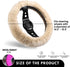 Andalus Australian Sheepskin Wool Steering Wheel Cover for Women & Men - Universal 15 Inch Steering Wheels & Accessories - Eco-Friendly Wheel Cove...