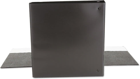 Universal 20971 Economy Round Ring View Binder, 1-1/2-Inch Capacity, Black...