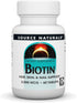 Source Naturals Biotin 5,000 MCG • 60 TABLETS...