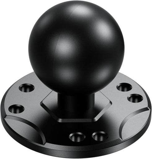 BRCOVAN 1.5'' Ball Mount Base with Aluminum Alloy AMPS Hole Round Plate & 1.5'' TPU Ball Adapter Compatible with RAM Mounts C Size 1.5 Inch Ball D...