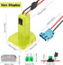 Power Wheels Adapter for Ryobi 18V Battery Adapter Power Wheels Battery Converter Kit with Fuse & Switch and Wire Harness Connector 12AWG Wire for...