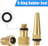 Bike Inflate Valve Adapter Set, Convert Presta to Schrader, Schrader to Presta, Presta to Presta, Tire Valve Extension fit DV SV AV FV Valves (7 P...