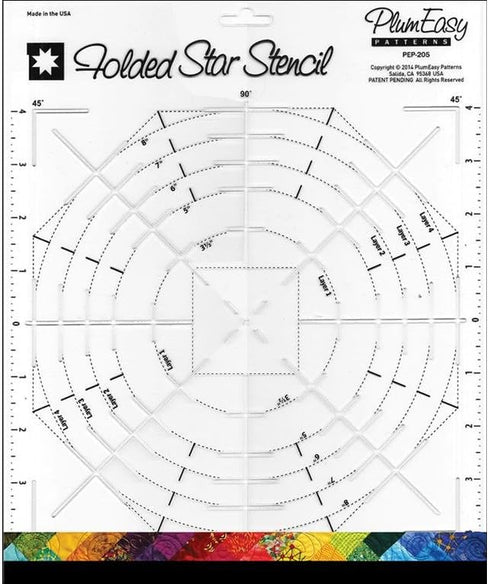 Folded Star Stencil...
