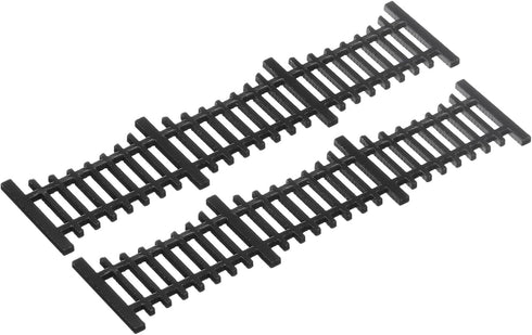 MECCANIXITY 2pcs 4.25 Inch Miniature Garden Fence, Mini Ornament Wood Picket Fence Decorative for Dollhouse Home, DIY 0.08" Black Simple Style...