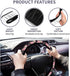 Swono Roses Car Steering Wheel Cover,Watercolor Floral Rose Peony Safe Driving Anti-Slip Steering Wheel Covers Steering Wheel Protection Case No S...