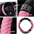 Bling Steering Wheel Cover,General car Bling for Women and Grils,15 Inch Colorful Rhinestone Steering Wheel Cover (Pink)...