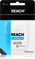Reach Unflavored Waxed Dental Floss for Oral Care & Removal of Plaque & Food from Teeth & Gum Line, Accepted by The American Dental Association (A...